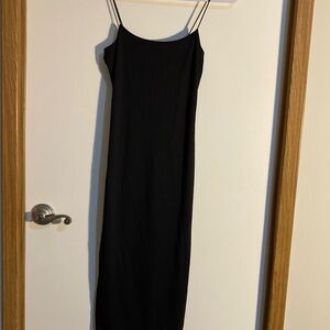 Forever 21 Black Spaghetti Strap Mini Dress